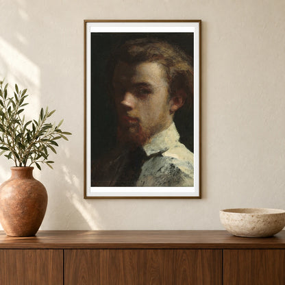 Self Portrait 1963.10.25 — Famous Paintings shown in a styled interior