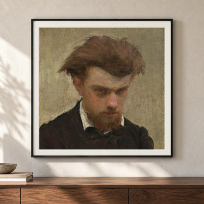 Self Portrait 1995.47.9 — Famous Paintings shown in a styled interior