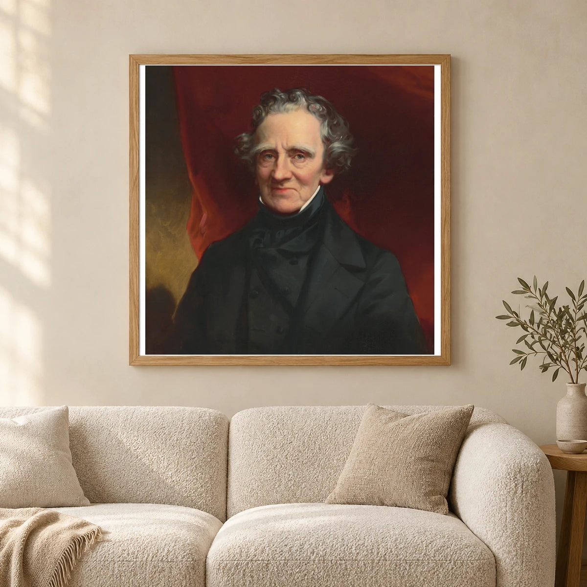 Self Portrait 2015.19.112 — Famous Paintings shown in a styled interior