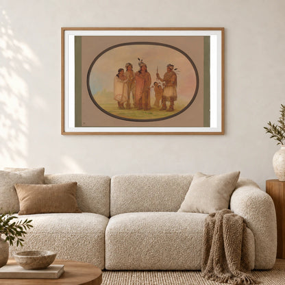 Shawano Indians 1965.16.123 — Famous Paintings shown in a styled interior