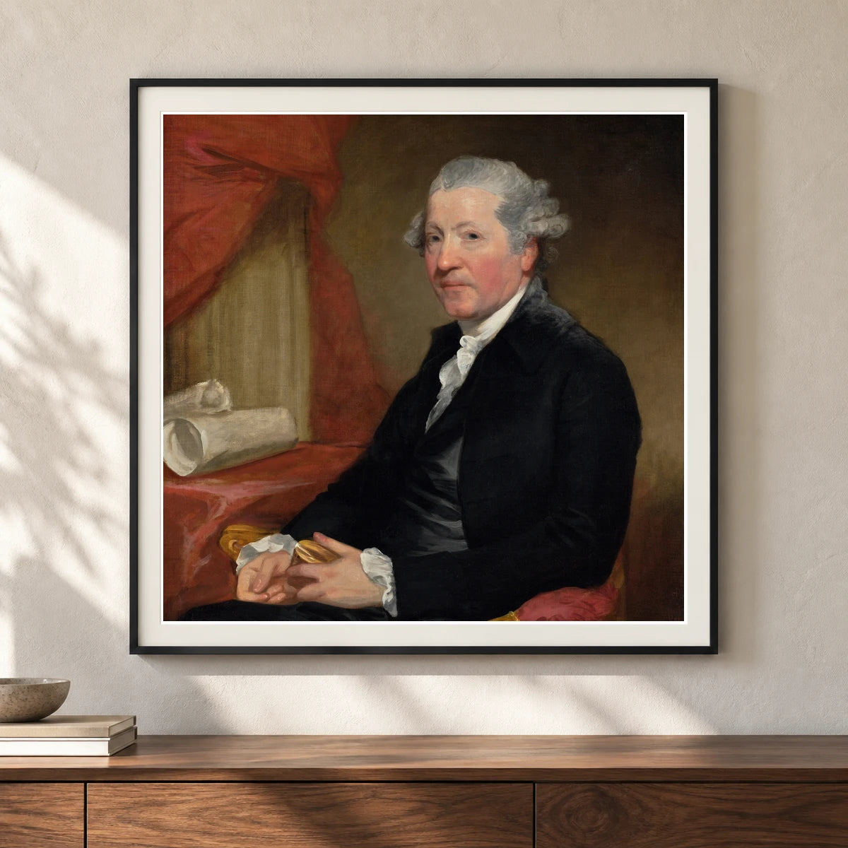 Sir Joshua Reynolds 1942.8.21 — Famous Paintings shown in a styled interior