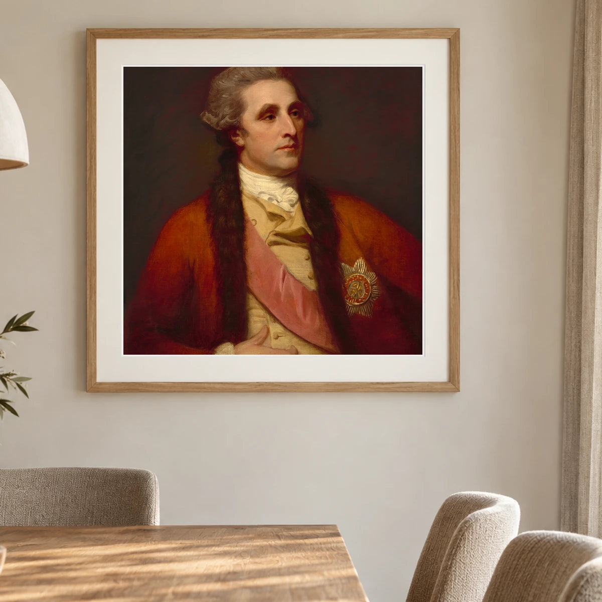 Sir William Hamilton 1970.17.133 — Famous Paintings shown in a styled interior