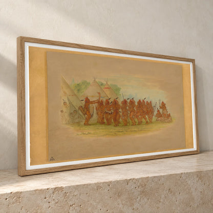 Slaves Dance Saukie 1965.16.131 — Famous Paintings famous paintings print by SaamCrafts