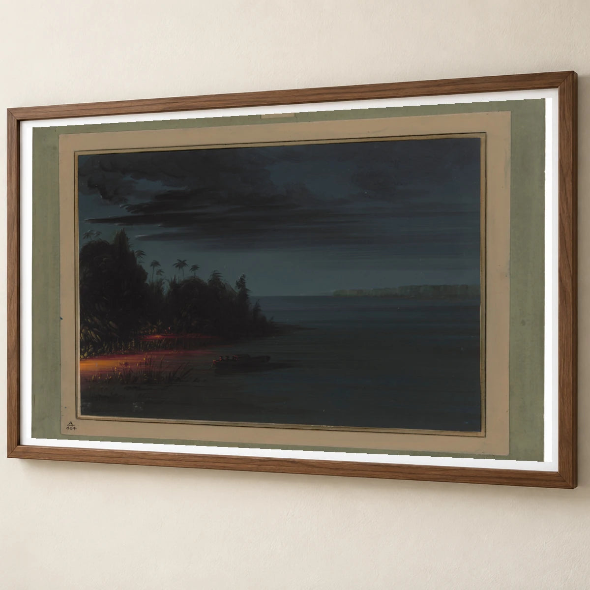 Spearing By Torchlight 1965.16.310 — Famous Paintings famous paintings print by SaamCrafts