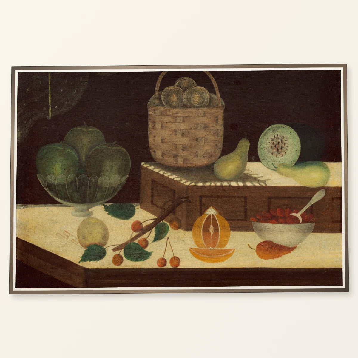 Still Life Of Fruit 1967.20.6 — Famous Paintings famous paintings print by SaamCrafts