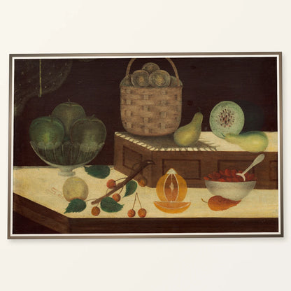 Still Life Of Fruit 1967.20.6 — Famous Paintings famous paintings print by SaamCrafts