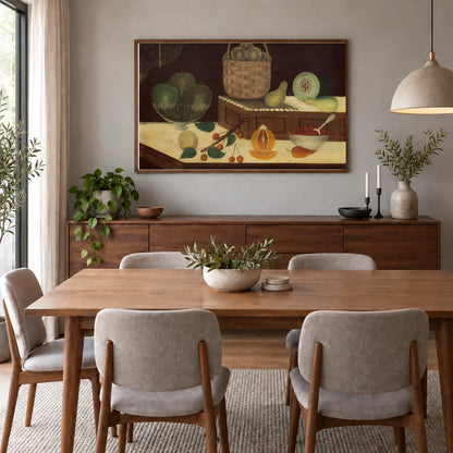 Still Life Of Fruit 1967.20.6 — Famous Paintings shown in a styled interior