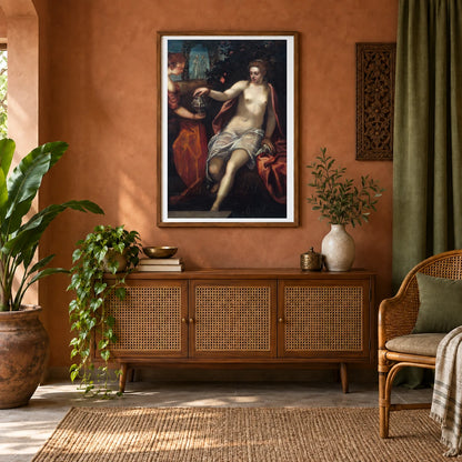 Susanna 1939.1.231 — Famous Paintings shown in a styled interior