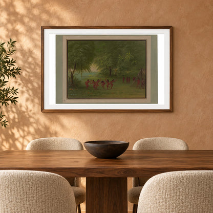 Tapuya Encampment 1965.16.286 — Famous Paintings shown in a styled interior