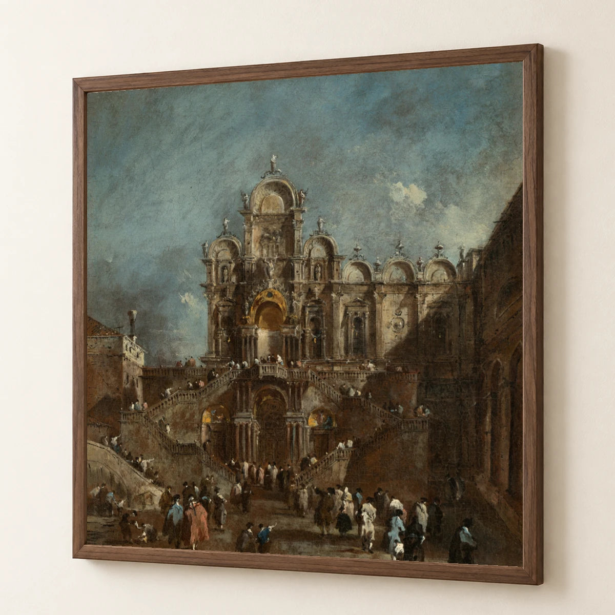 Temporary Tribune In The Campo San Zanipolo, Venice 1939.1.129 — Famous Paintings famous paintings print by SaamCrafts