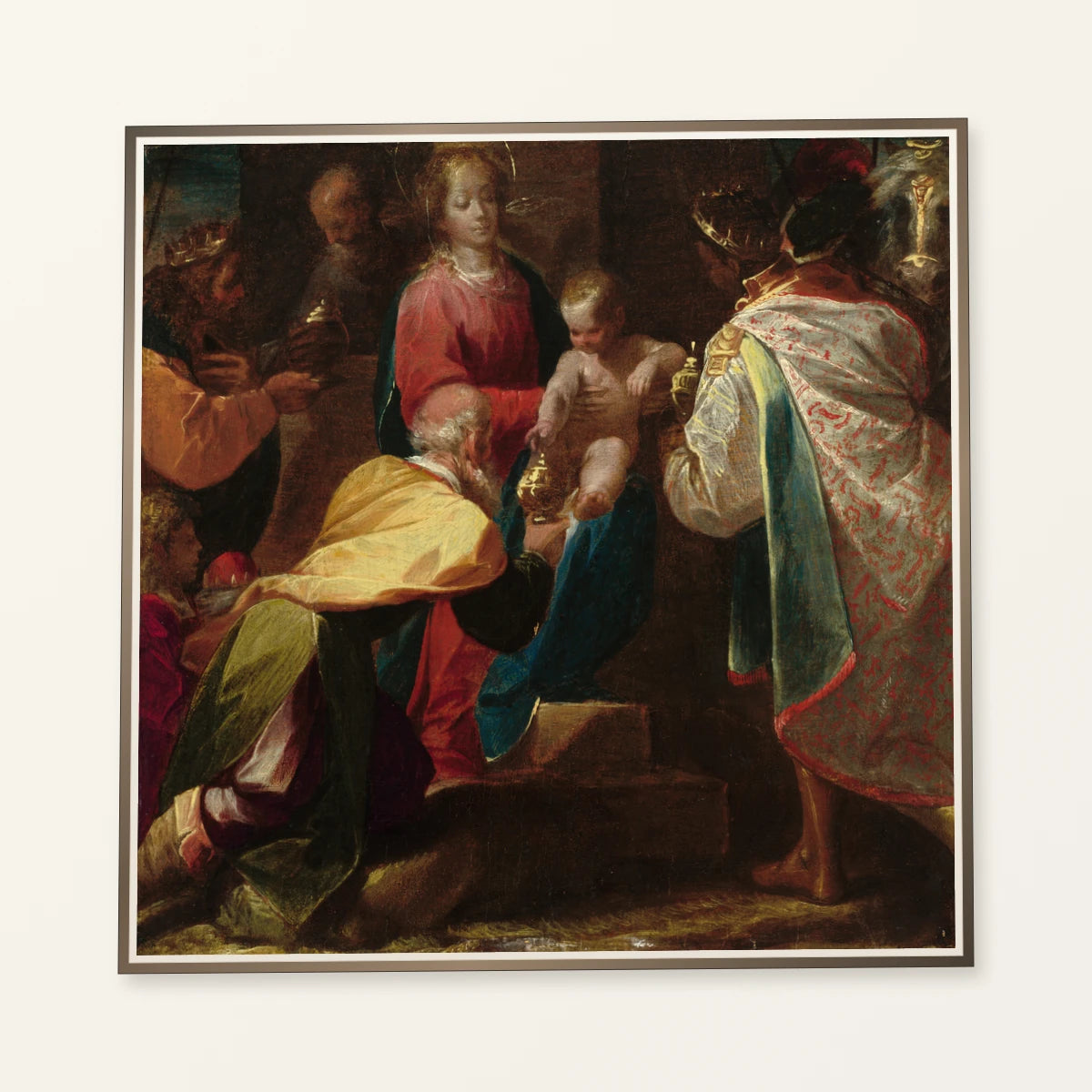 The Adoration Of The Magi 2016.87.1 — Famous Paintings famous paintings print by SaamCrafts