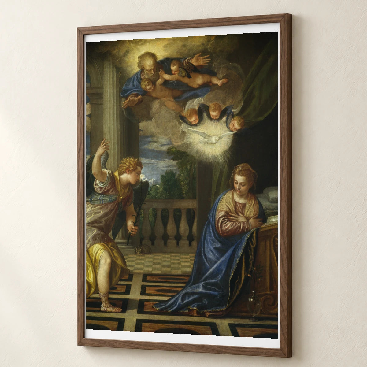 The Annunciation 1959.9.6 — Famous Paintings famous paintings print by SaamCrafts
