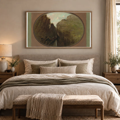 The Beetle Crevice 1965.16.268 — Famous Paintings shown in a styled interior