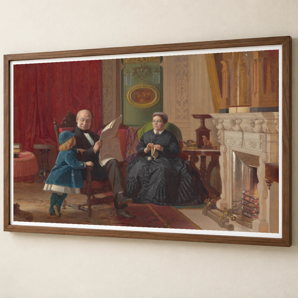 The Brown Family 1978.72.1 — Famous Paintings famous paintings print by SaamCrafts