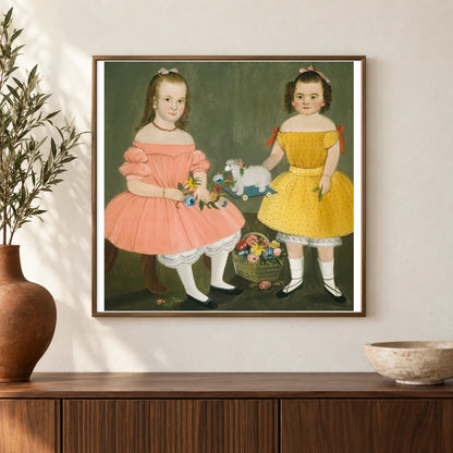 The Burnish Sisters 1980.62.18 — Famous Paintings shown in a styled interior
