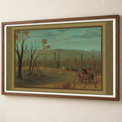 The Cheyenne Brothers Returning From Their Fall Hunt 1965.16.43 — Famous Paintings famous paintings print by SaamCrafts