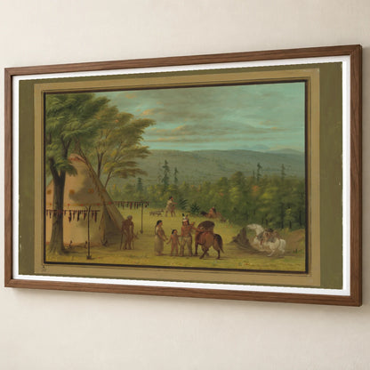 The Cheyenne Brothers Starting On Their Fall Hunt 1965.16.42 — Famous Paintings famous paintings print by SaamCrafts