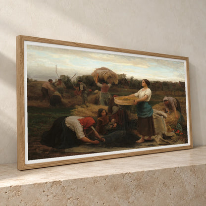 The Colza (harvesting Rapeseed) 2014.136.21 — Famous Paintings famous paintings print by SaamCrafts