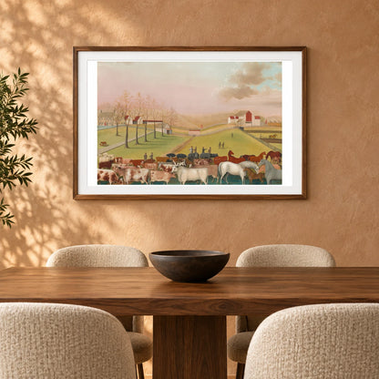 The Cornell Farm 1964.23.4 — Famous Paintings shown in a styled interior