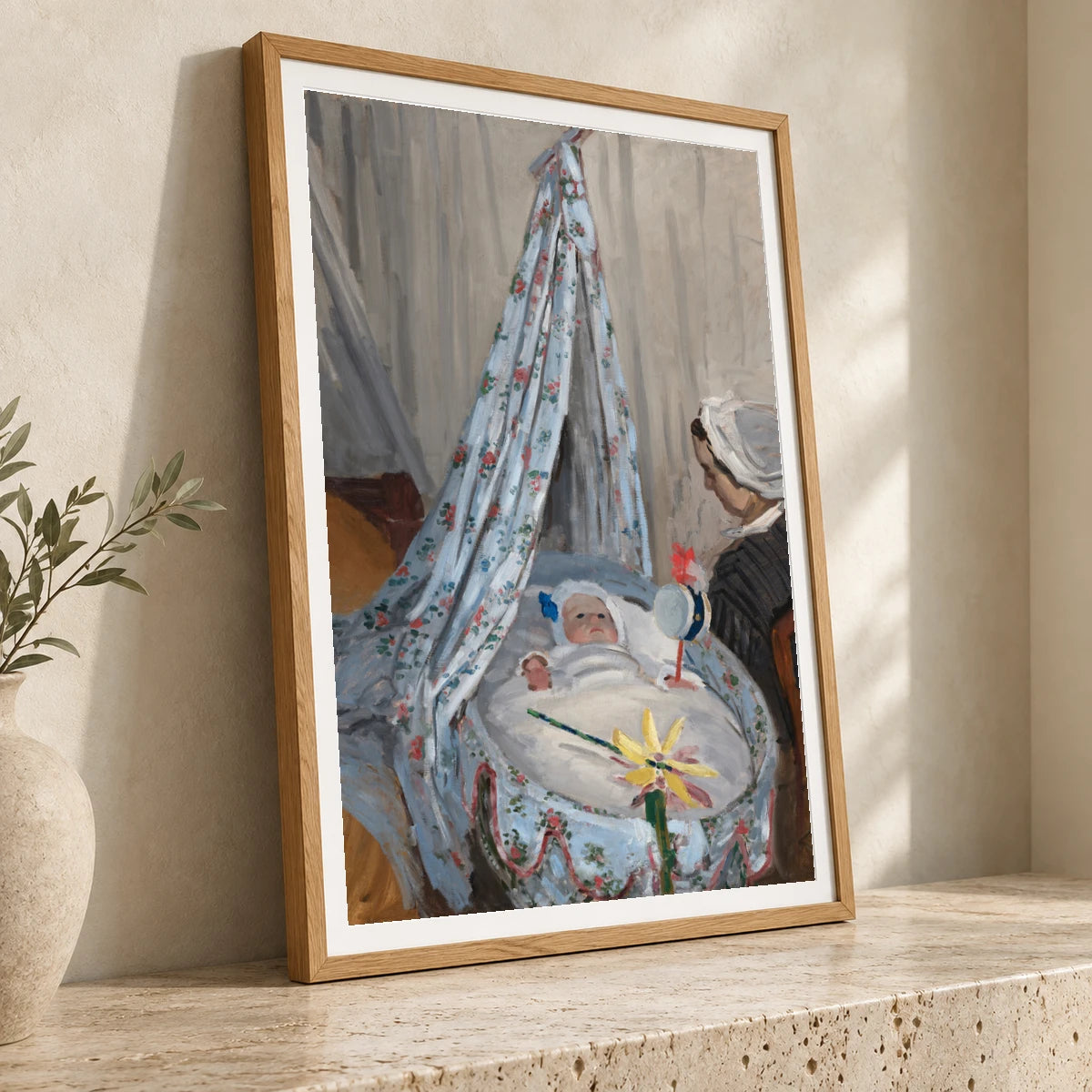 The Cradle Camille With The Artist S Son Jean 1983.1.25 — Famous Paintings famous paintings print by SaamCrafts