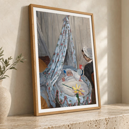 The Cradle Camille With The Artist S Son Jean 1983.1.25 — Famous Paintings famous paintings print by SaamCrafts