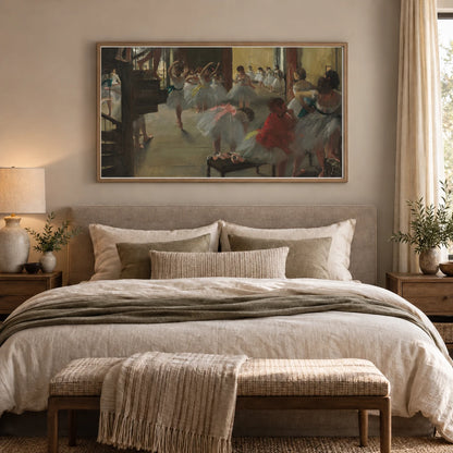 The Dance Class 2014.79.710 — Famous Paintings shown in a styled interior