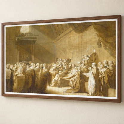 The Death Of The Earl Of Chatham 1947.15.1 — Famous Paintings famous paintings print by SaamCrafts