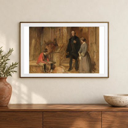 The Duke Of Devonshire And Lady Louisa Egerton 2014.136.58 — Famous Paintings shown in a styled interior