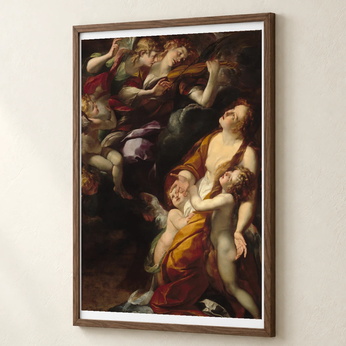 The Ecstasy Of The Magdalen 2002.12.1 — Famous Paintings famous paintings print by SaamCrafts