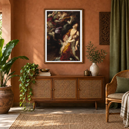 The Ecstasy Of The Magdalen 2002.12.1 — Famous Paintings shown in a styled interior