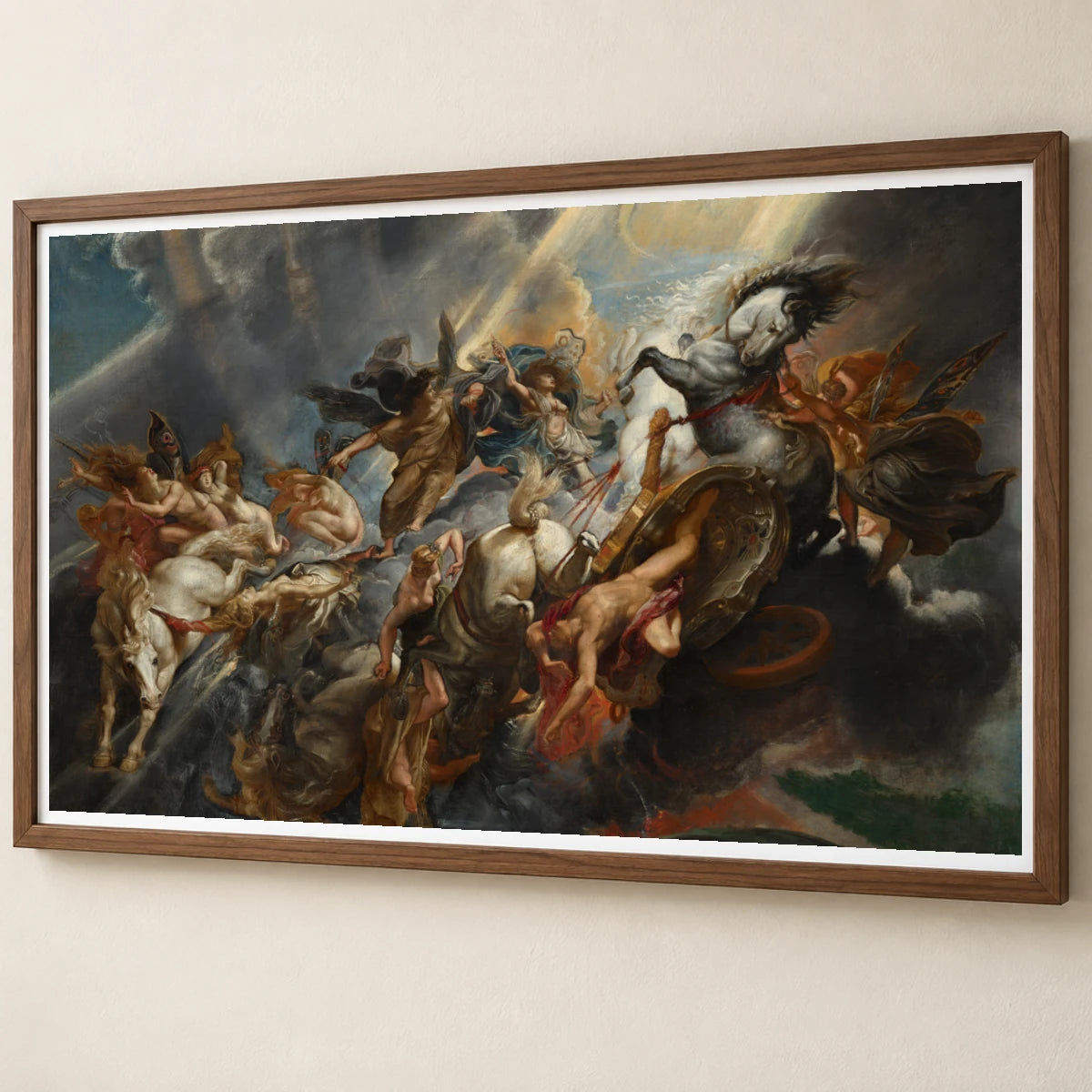 The Fall Of Phaeton 1990.1.1 — Famous Paintings famous paintings print by SaamCrafts