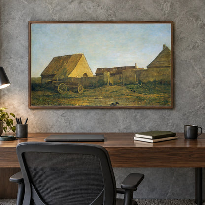 The Farm 1963.10.116 — Famous Paintings shown in a styled interior