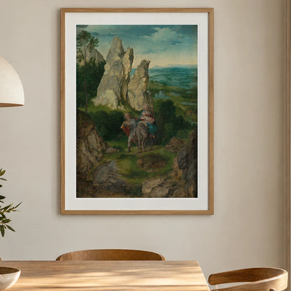 The Flight Into Egypt 1961.9.81 — Famous Paintings shown in a styled interior