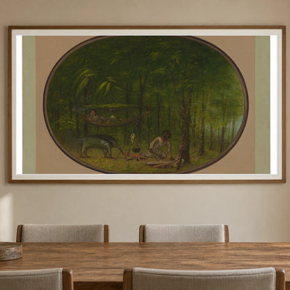 The Great Ant Eater 1965.16.255 — Famous Paintings shown in a styled interior