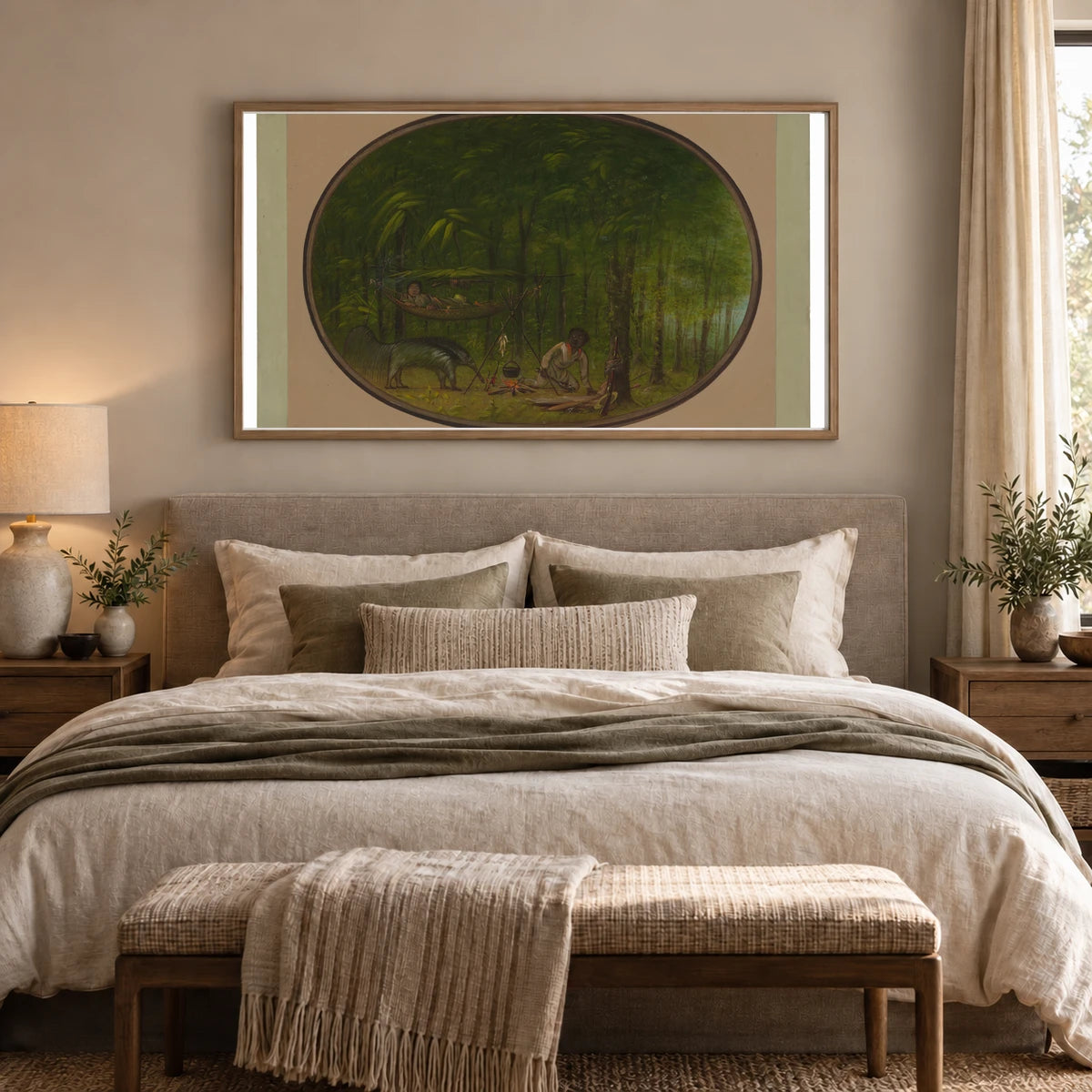 The Great Ant Eater 1965.16.255 — Famous Paintings shown in a styled interior