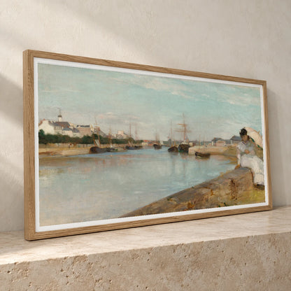 The Harbor At Lorient 1970.17.48 — Famous Paintings famous paintings print by SaamCrafts