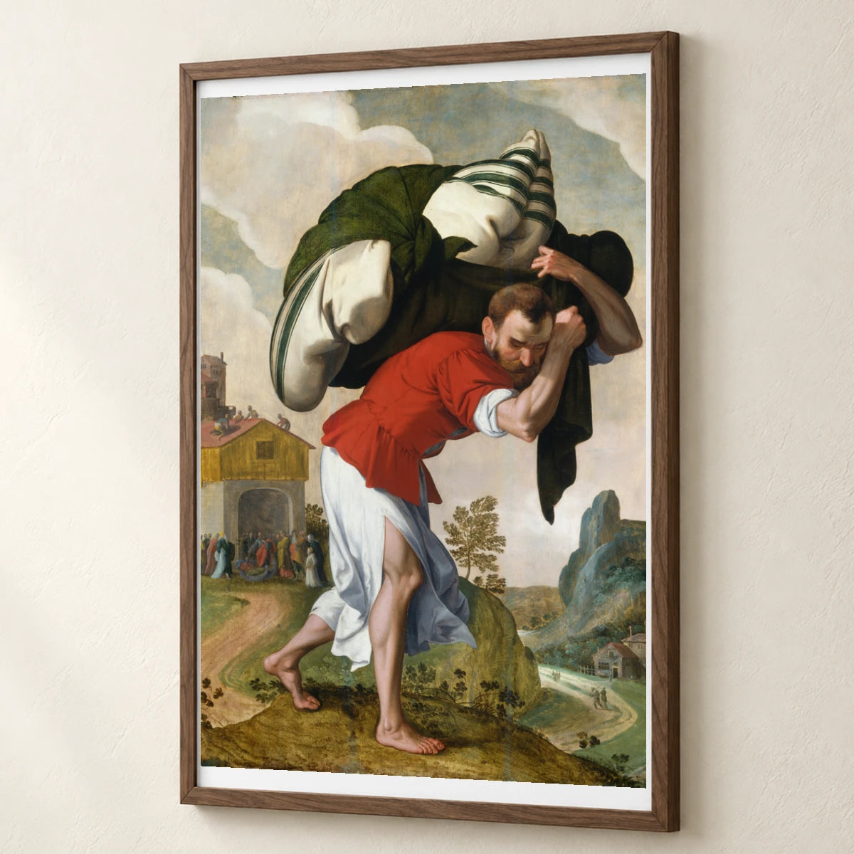 The Healing Of The Paralytic 1943.7.7 — Famous Paintings famous paintings print by SaamCrafts