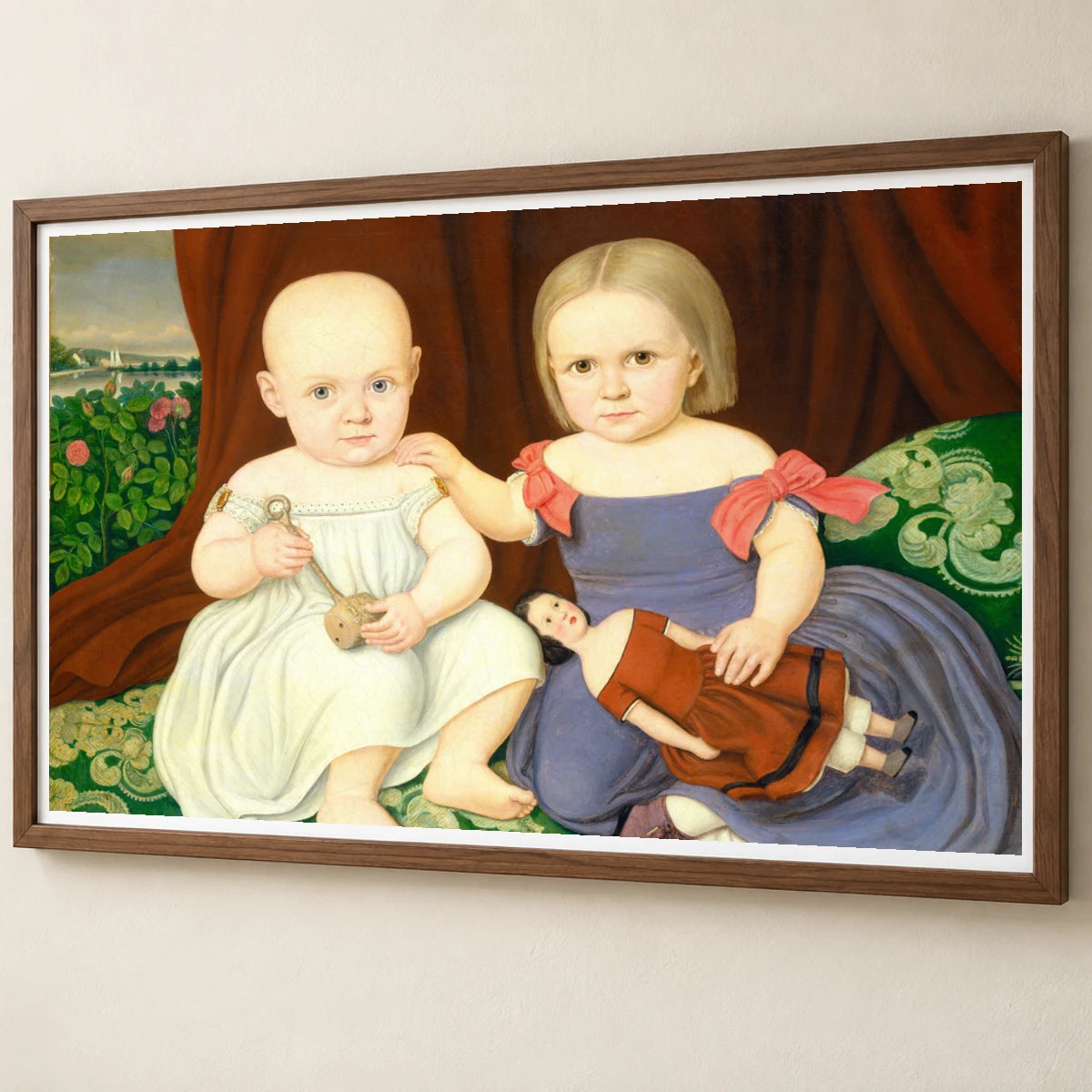 The Herbert Children 1955.11.2 — Famous Paintings famous paintings print by SaamCrafts
