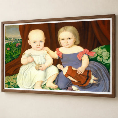 The Herbert Children 1955.11.2 — Famous Paintings famous paintings print by SaamCrafts