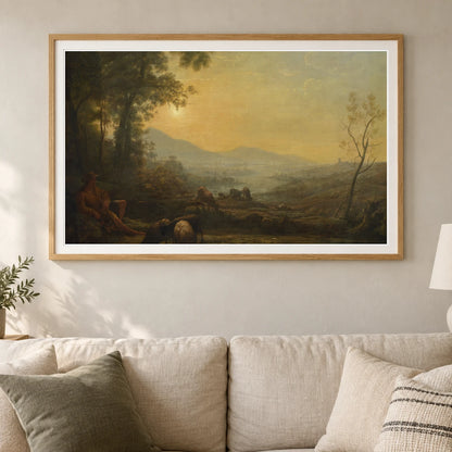 The Herdsman 1946.7.12 — Famous Paintings shown in a styled interior