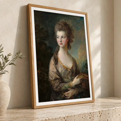 The Hon. Mrs. Thomas Graham 1942.9.21 — Famous Paintings famous paintings print by SaamCrafts