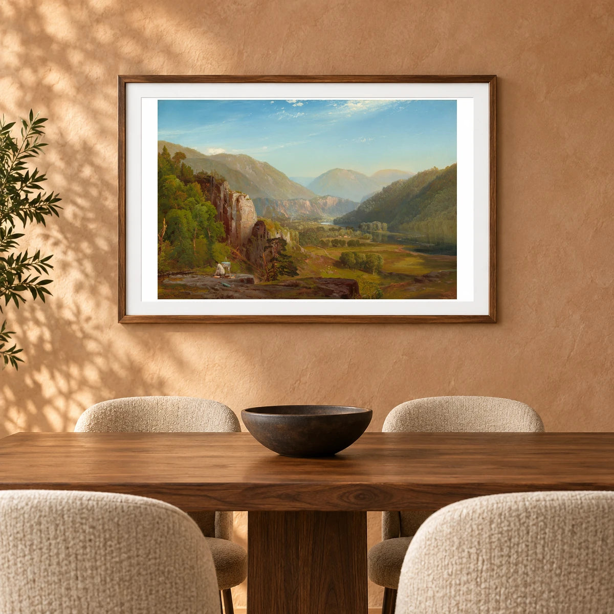 The Juniata, Evening 2010.107.1 — Famous Paintings shown in a styled interior