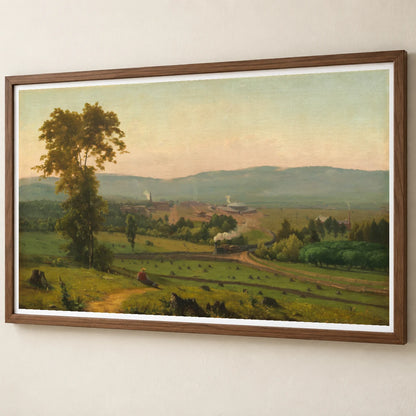 The Lackawanna Valley 1945.4.1 — Famous Paintings famous paintings print by SaamCrafts