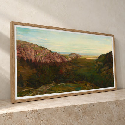 The Last Valley Paradise Rocks 2000.144.1 — Famous Paintings famous paintings print by SaamCrafts