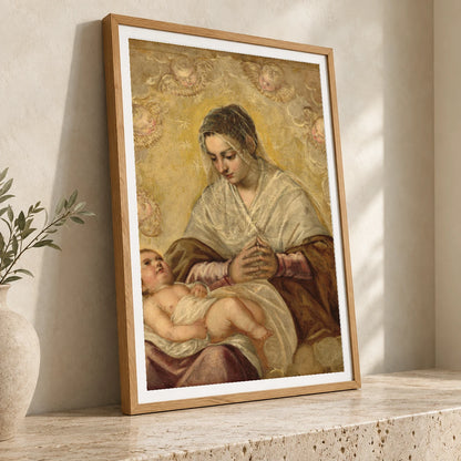 The Madonna Of The Stars 1947.6.6 — Famous Paintings famous paintings print by SaamCrafts