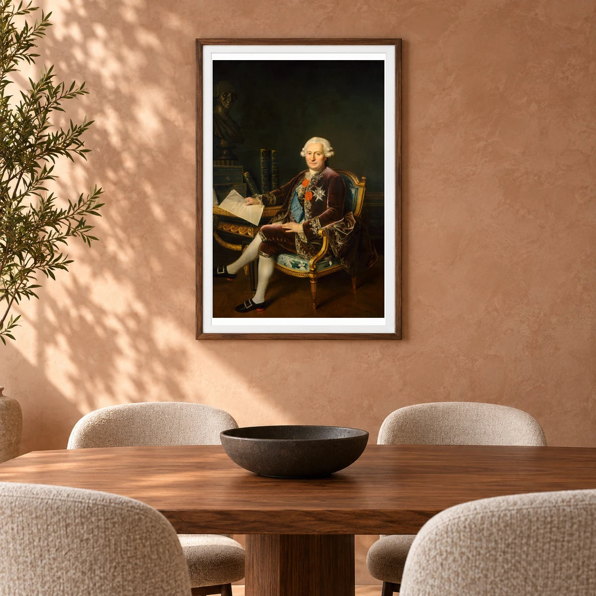 The Marquis D Ossun 1955.7.1 — Famous Paintings shown in a styled interior