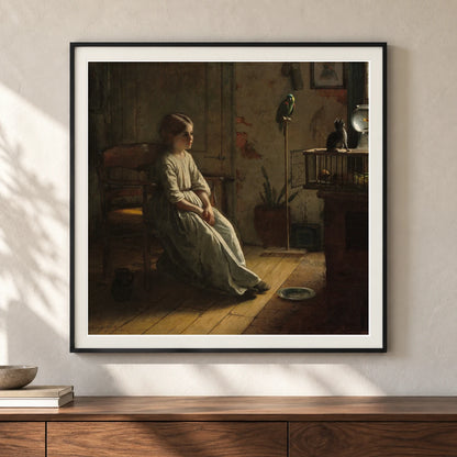 The Pets 2014.136.110 — Famous Paintings shown in a styled interior
