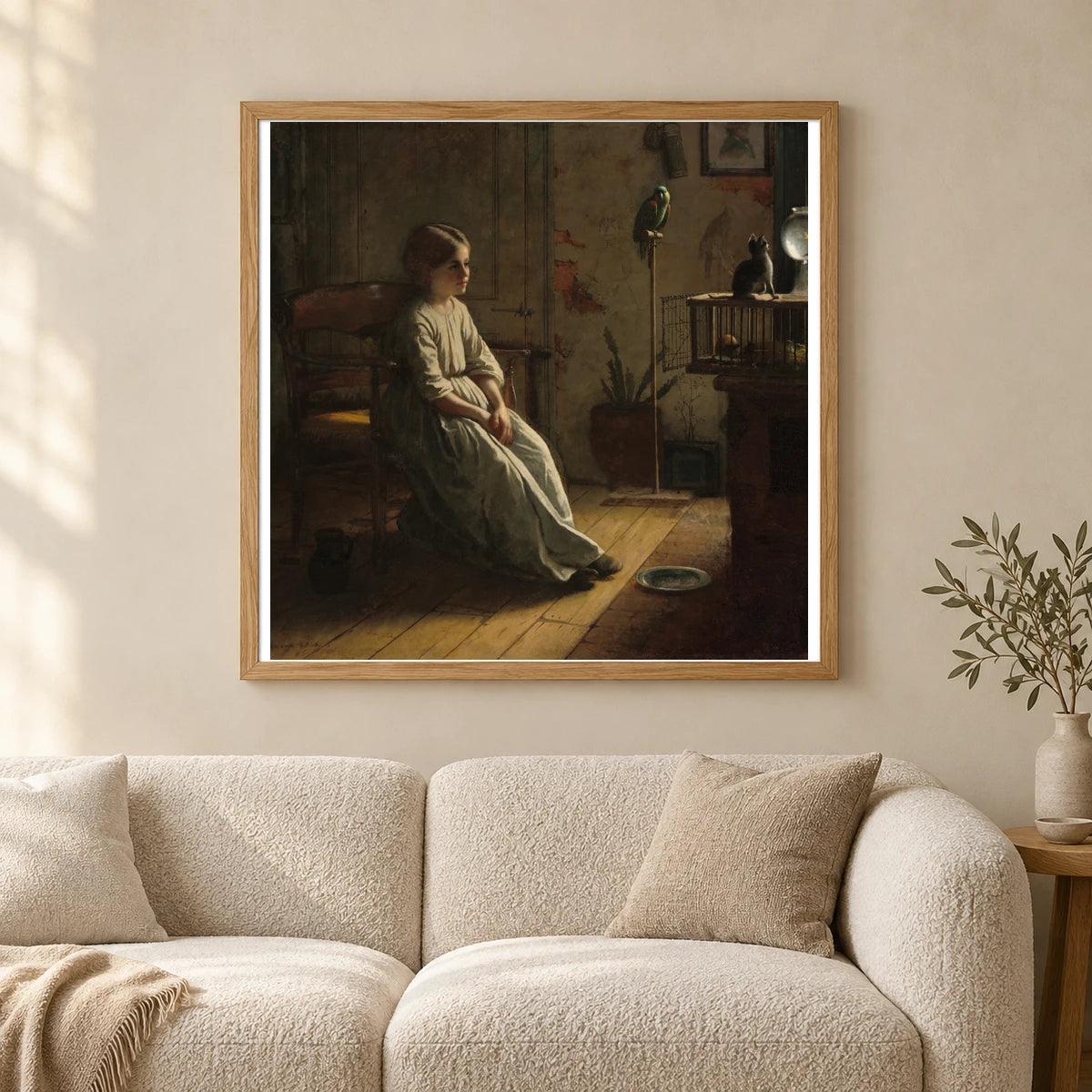 The Pets 2014.136.110 — Famous Paintings shown in a styled interior