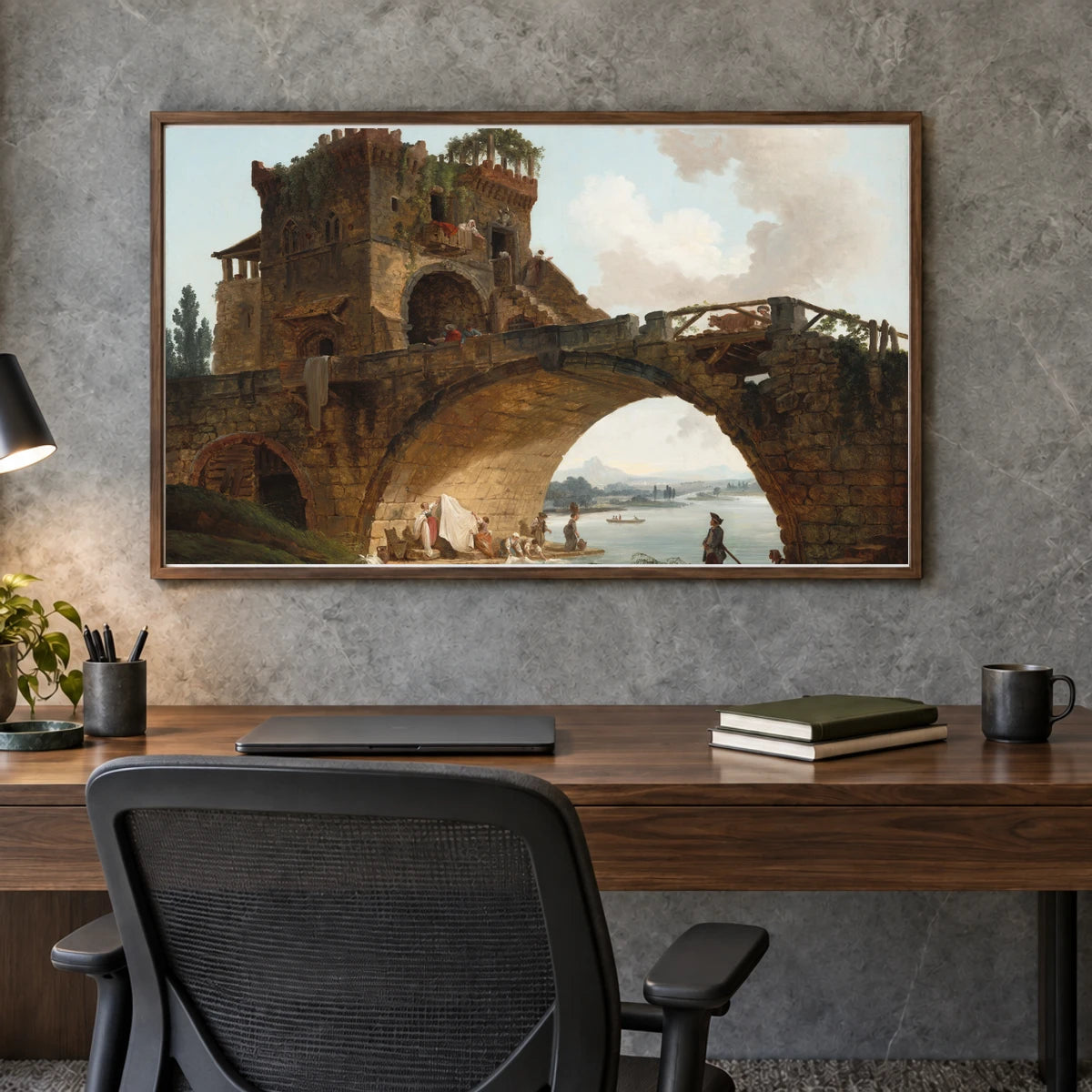 The Ponte Salario 1952.5.50 — Famous Paintings shown in a styled interior