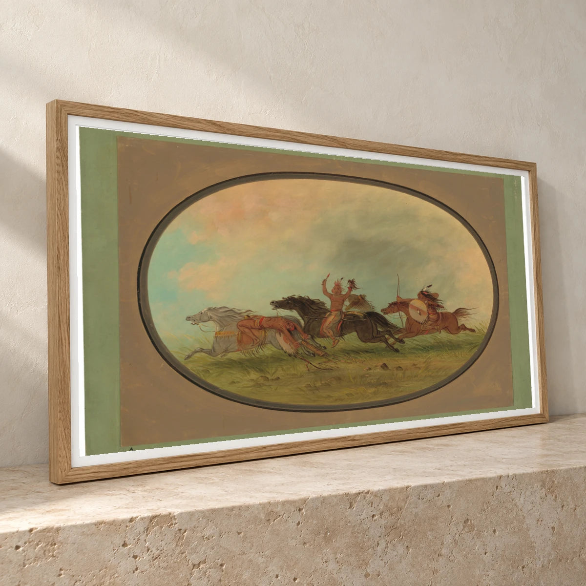 The Scalper Scalped Pawnees And Cheyennes 1965.16.199 — Famous Paintings famous paintings print by SaamCrafts